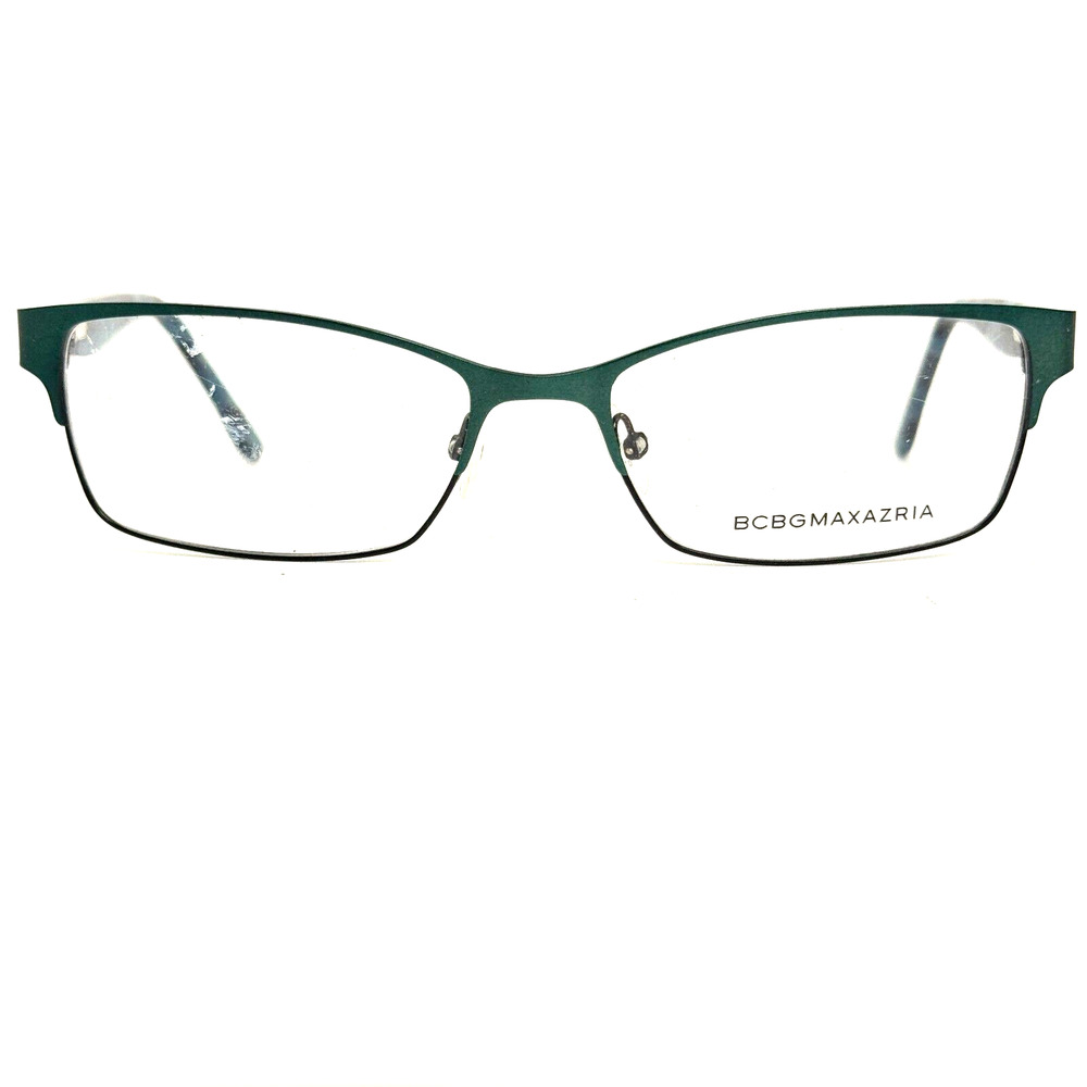 Bcbgmaxazria Eyeglasses Frame Women Brynn Teal Metal Half Rim 56-17-140 H16747